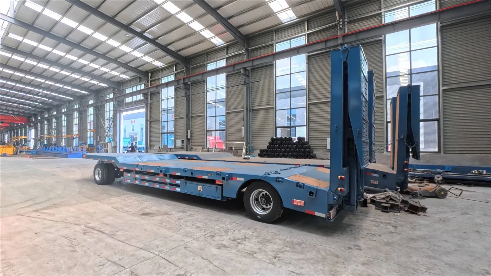 Full Trailer Low Bed Ramp Overall Full Trailer Low Bed Ramp Overall