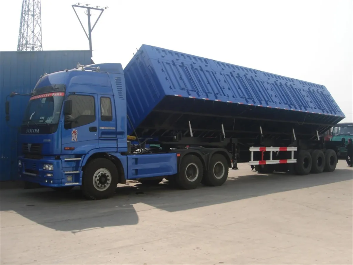 3-Axles-35t-Side-Dump-Semi-Trailer 3-Axles-35t-Side-Dump-Semi-Trailer