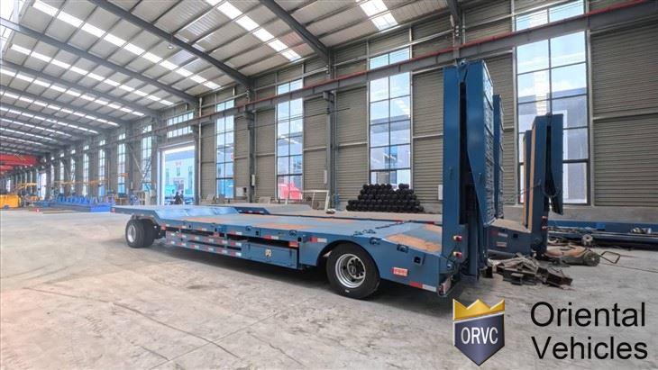 2 Axle Heavy Duty Full Trailer Low Bed Transporter best